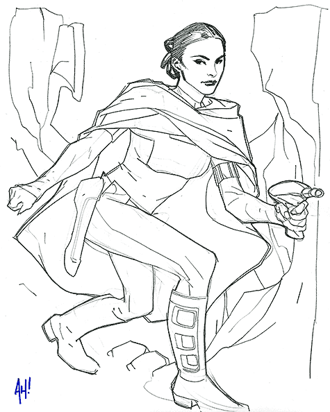 queen amidala coloring pages - photo #5
